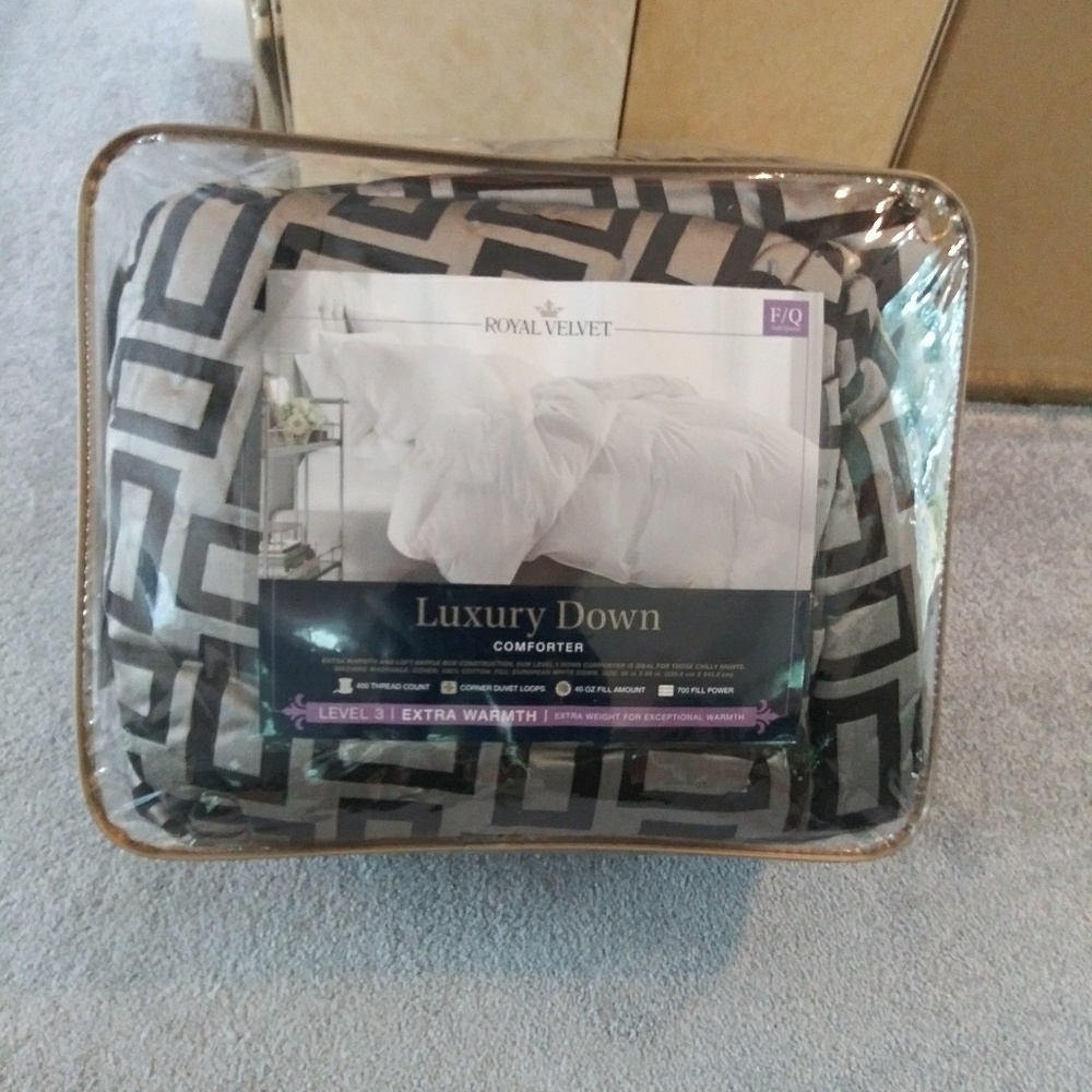 Down comforter